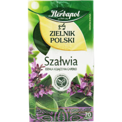 Herbata Ziołowa - Szałwia 20 Torebek Herbapol 24g