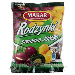Rodzynki premium Jumbo 200g Makar