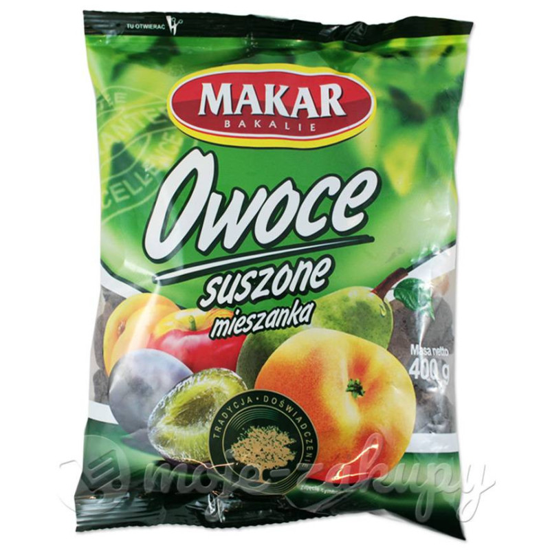 Owoce suszone 400g Makar