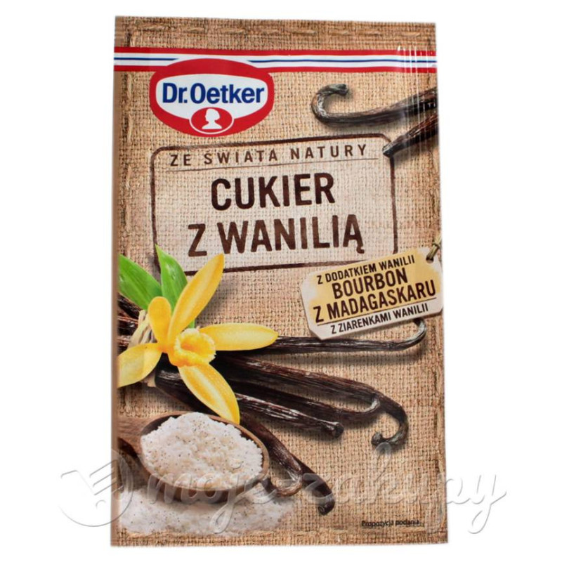 Cukier z wanilią Bourbon 12g Dr.Oetker
