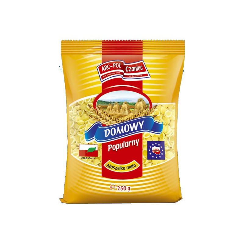 Makaron Czarniec - Muszelka mała 250g ARC-POL Makaron Czarniec - Muszelka mała 250g ARC-POL