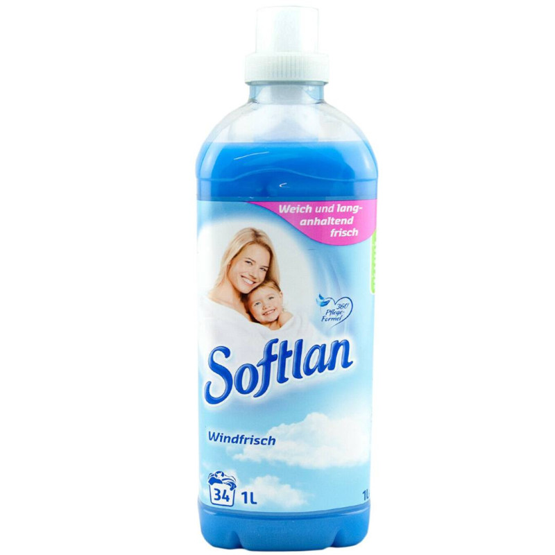 Softlan 1l Płyn do płukania tkanin świeży wiatr niemcy