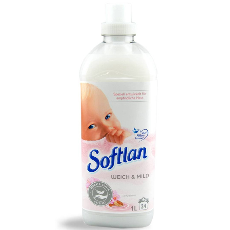 Softlan 1l Płyn do płukania tkanin delikatny niemcy