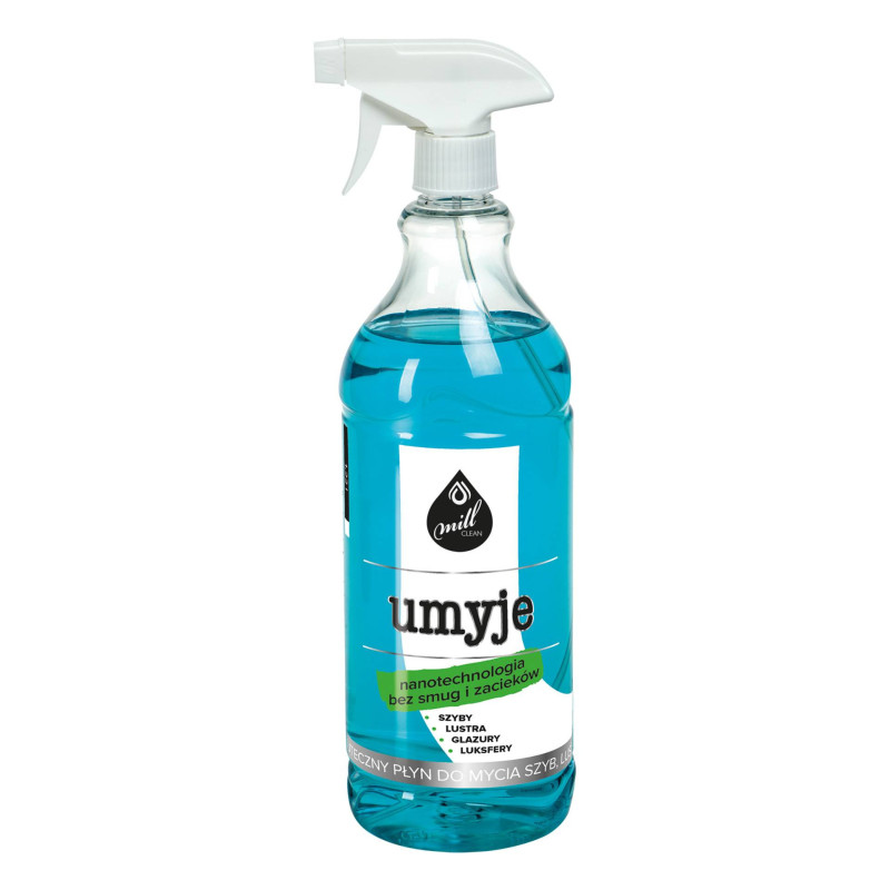 Mill Clean Umyje 1,22l płyn do mycia szyb, luster, glazury