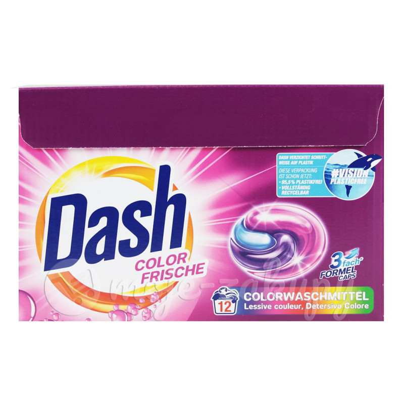 Kapsułki do prania DASH Color Frische 3in1 12 szt DE