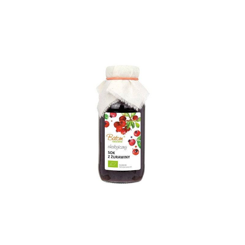 Botom naturalnie ekologiczny Syrop żurawinowy 330ml 