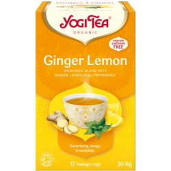 Ginger Lemon YogiTea Ajurwedyjska herbata z ziół 30,6 g