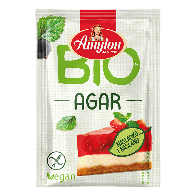 Agar BEZGLUTENOWY BIO 10g - Amylon