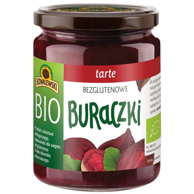Buraczki Tarte BEZGLUTENOWE - 480g BIO Kowalewski