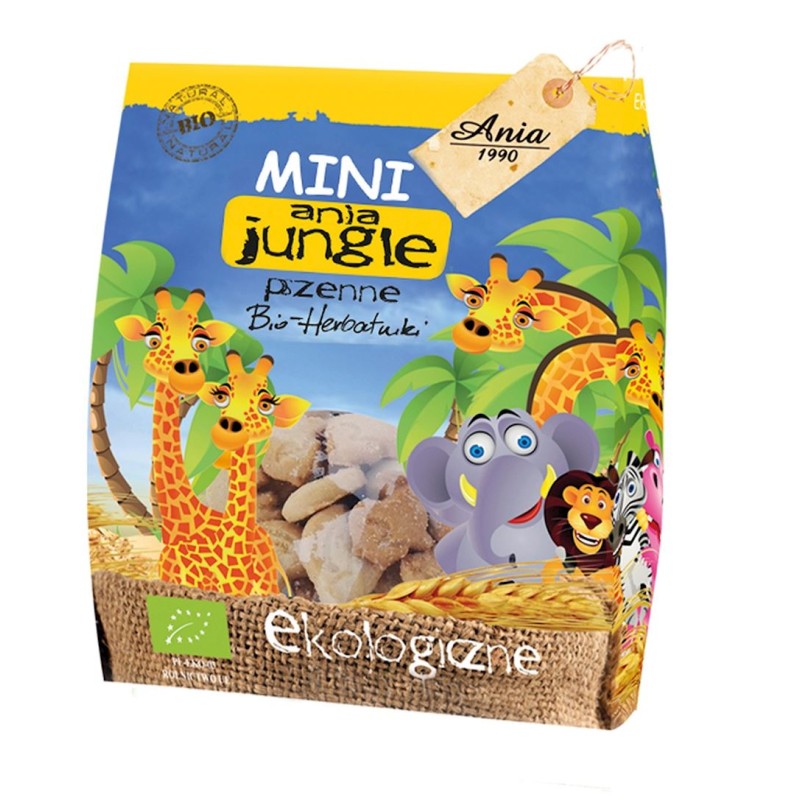 Ciastka mini Jungle - BIO 100g Ania