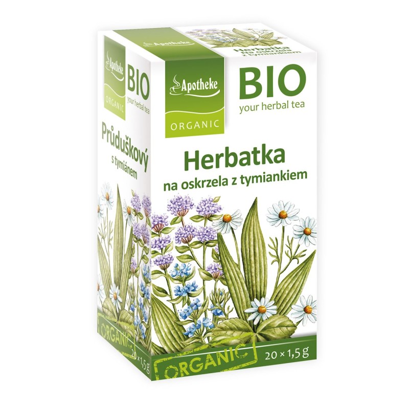 Herbatka na Oskrzela z Tymiankiem BIO 30g - Apotheke