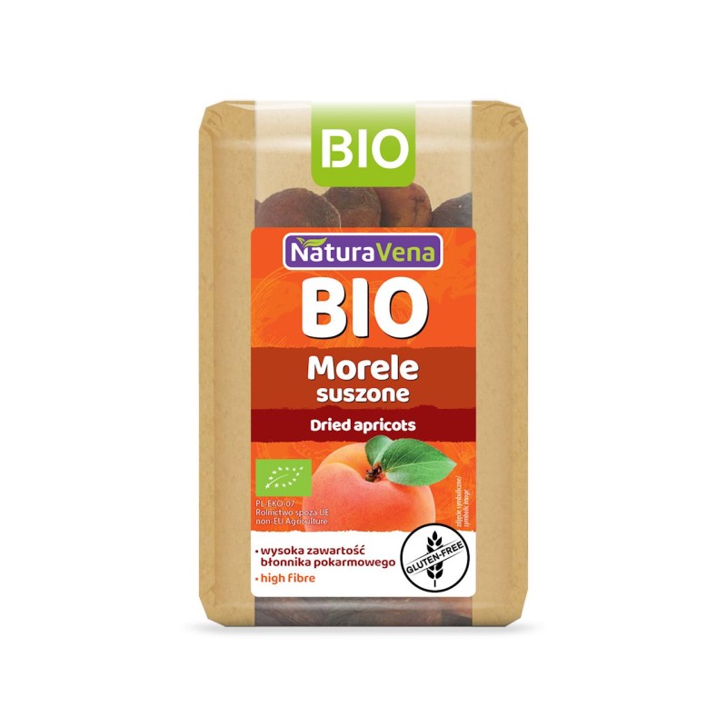 Morele Suszone BIO 400g - NaturaVena