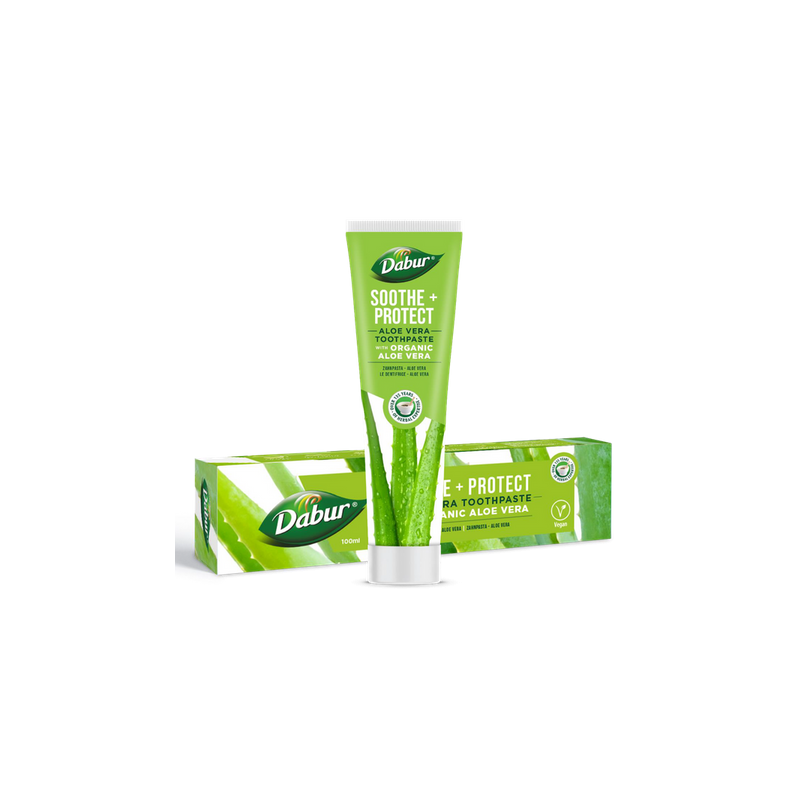 Pasta Ukojenie + Ochrona z ALOESEM bez fluoru 100ml – Dabur