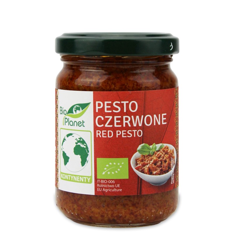 Pesto Czerwone BIO 140g – Bio Planet