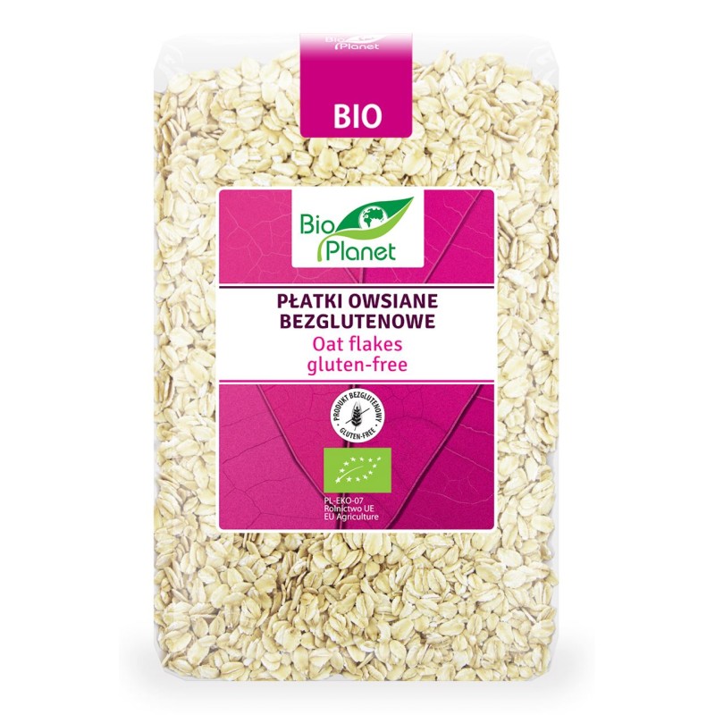 Płatki Owsiane BEZGLUTENOWE BIO 1kg - Bio Planet