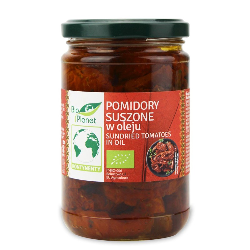 Pomidory Suszone w Oleju BIO 280g - Bio Planet