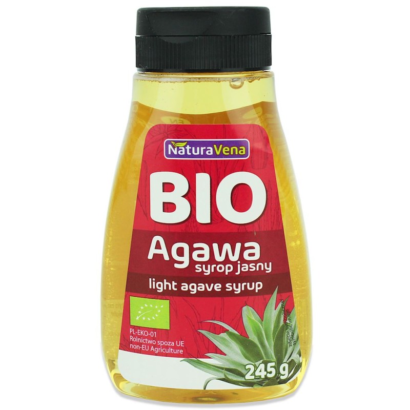 Syrop z Agawy Jasny BIO 245 g - Naturavena
