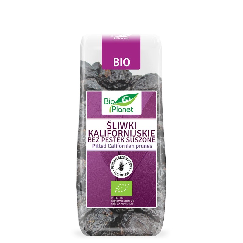 Śliwki Kalifornijskie BEZGLUTENOWE BIO 200g - Bio Planet