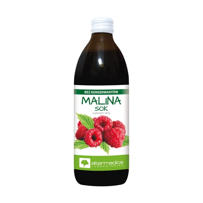 Malina Sok 100% 500ml Altermedica