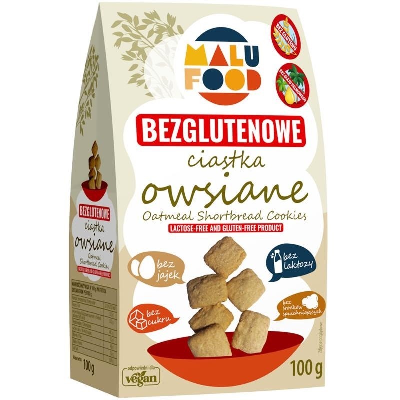 Ciastka Owsiane BEZGLUTENOWE 100g