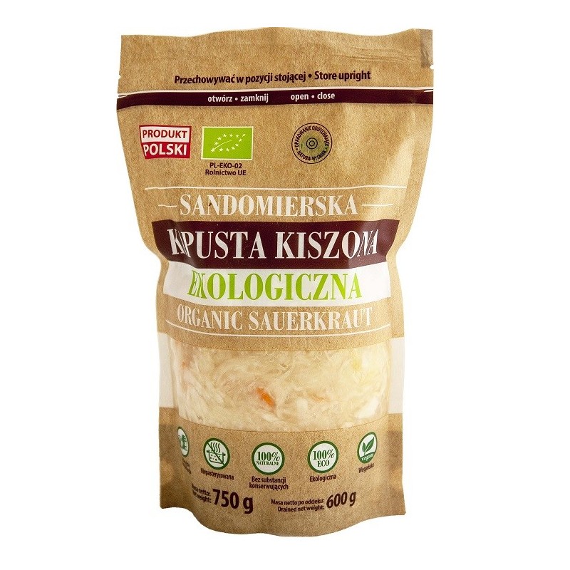 Kapusta Kiszona Sandomierska Ekologiczna 750g