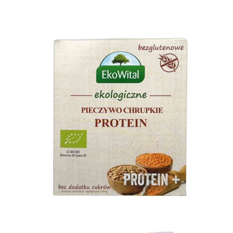 Pieczywo Chrupkie PROTEIN BEZGLUTENOWE BIO 100g