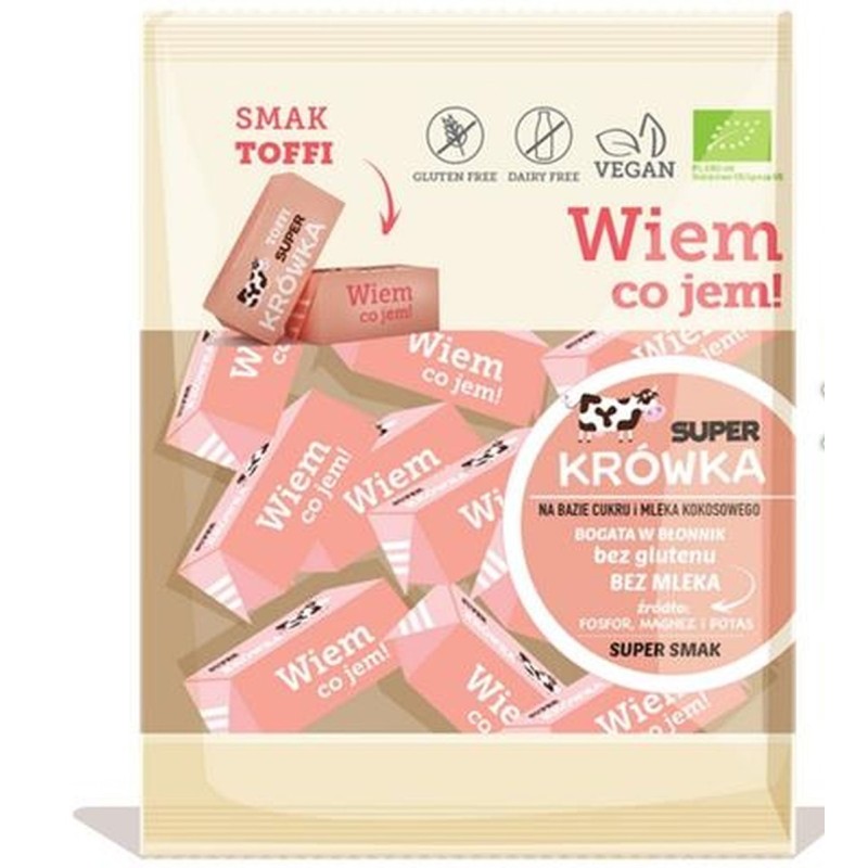 Krówki Toffi BEZ MLEKA BEZGLUTENOWE BIO 150g