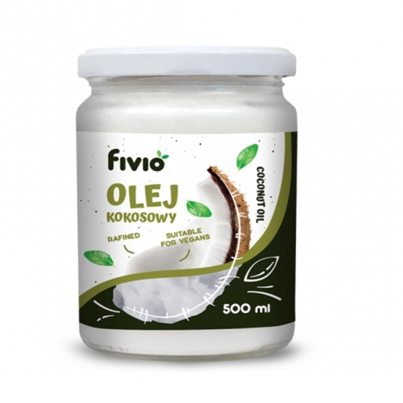 Olej Kokosowy Rafinowany 500ml