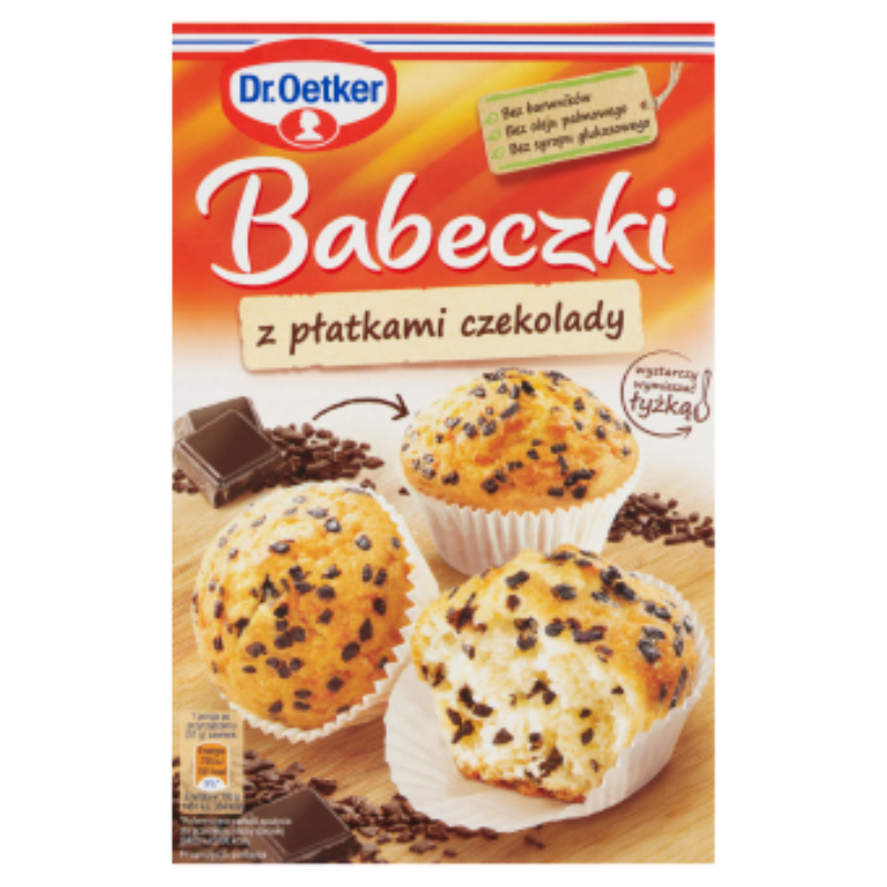Mix na Babeczki z Płatkami Czekolady 300g - Dr. Oetker