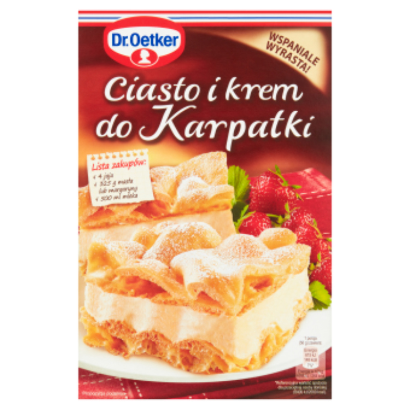 Ciasto i Krem do Karpatki 380g - Dr. Oetker