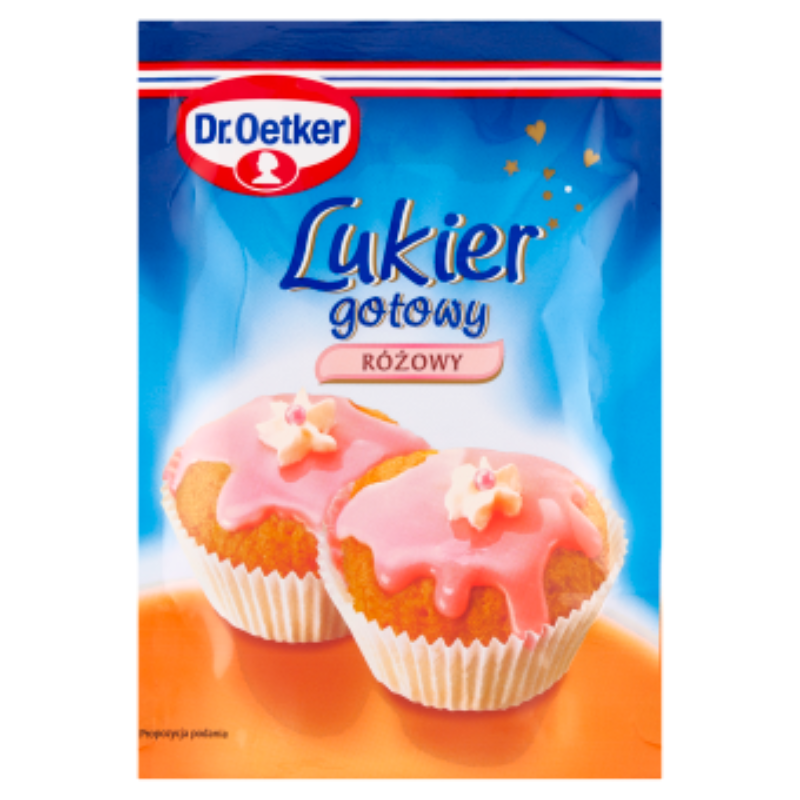 Dr. Oetker Lukier Gotowy – Różowy 100g