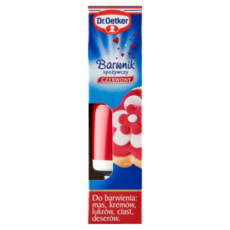 Dr. Oetker Barwnik spożywczy Czerwony 10g