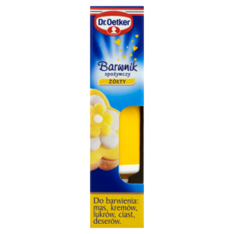 Dr. Oetker Barwnik spożywczy Żółty 10g