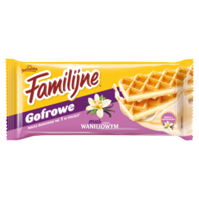 Familijne Wafle Waniliowe 130g Jutrzenka