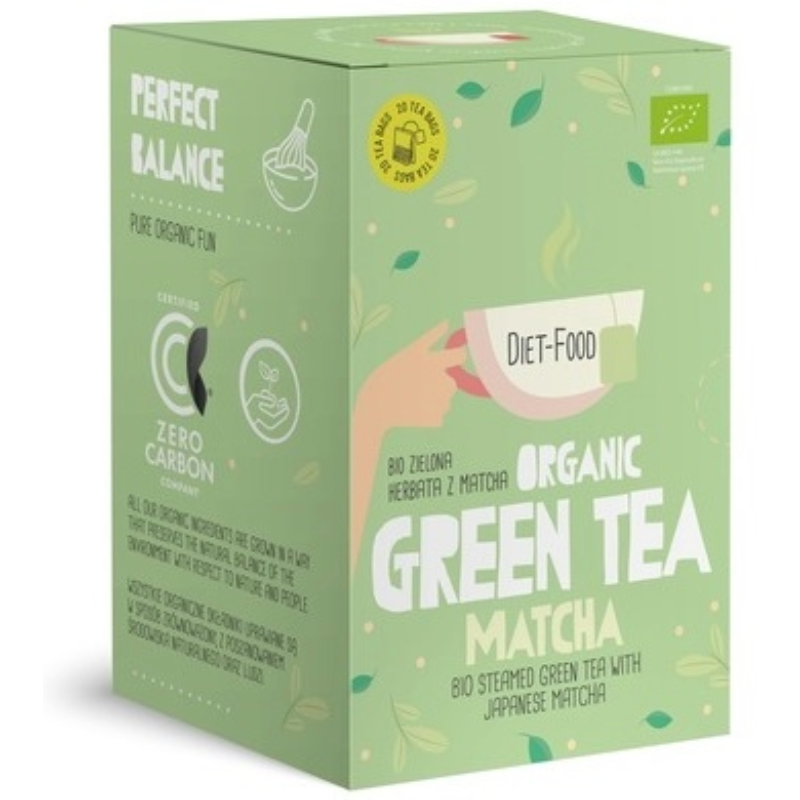 Herbata GREEN TEA MATCHA BIO 40g - Diet-Food