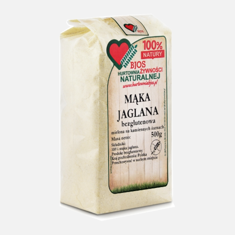 Mąka Jaglana bezglutenowa 500g BJOS