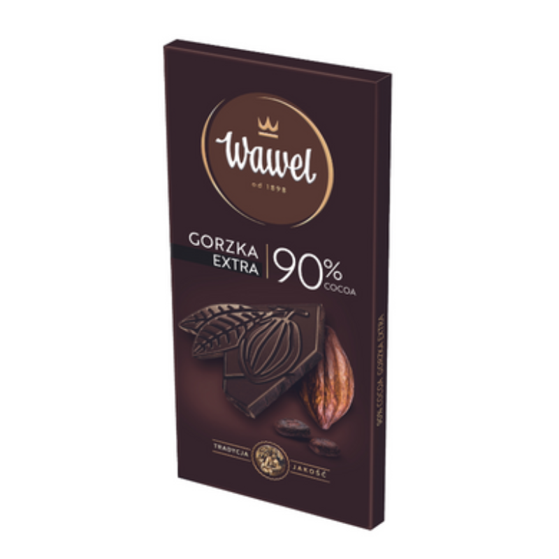 Wawel Czekolada extra gorzka 90 % cocoa 90 g