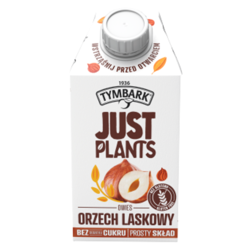 Tymbark Just Plants Napój Orzech Laskowy 500ml