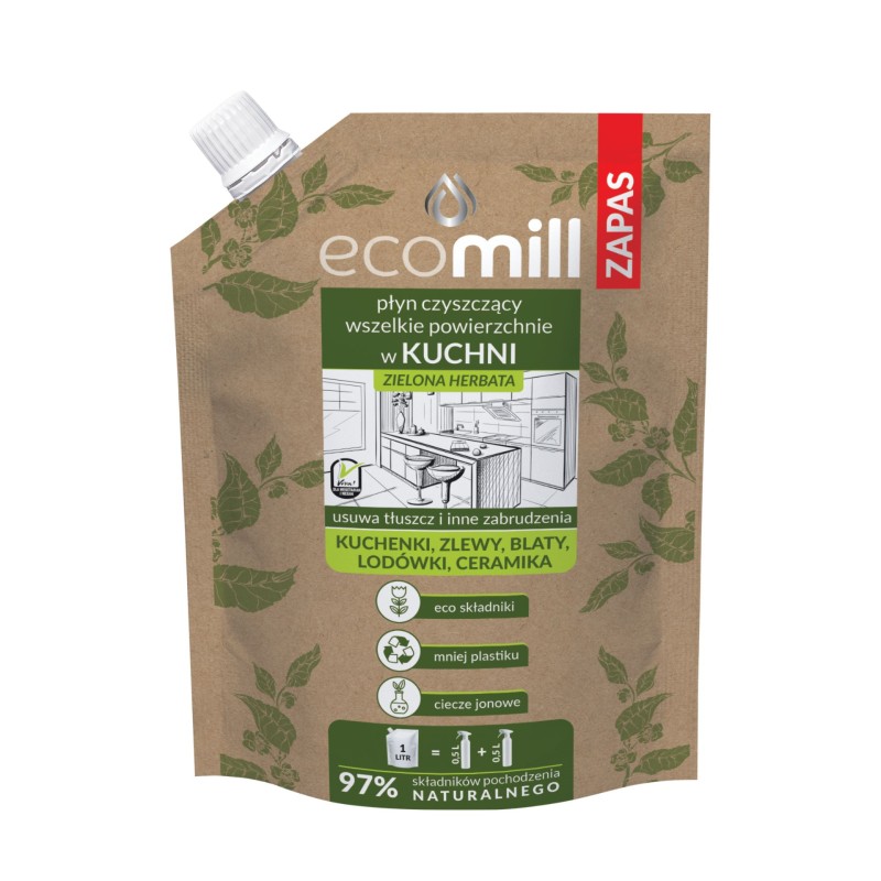 Płyn Czyszczący Kuchnia 1l ecomill