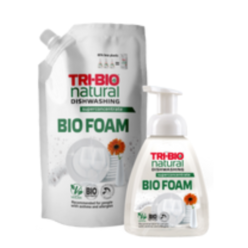 TRI-BIO Naturalna Bio Pianka do mycia naczyń 900ml