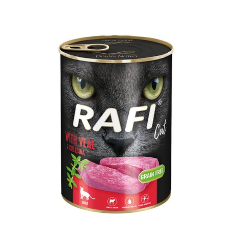 RAFI z cielęciną 400g Karma dla Kota