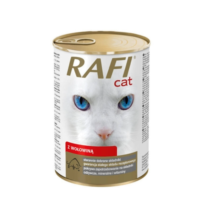 RAFI Cat z wołowiną 415g