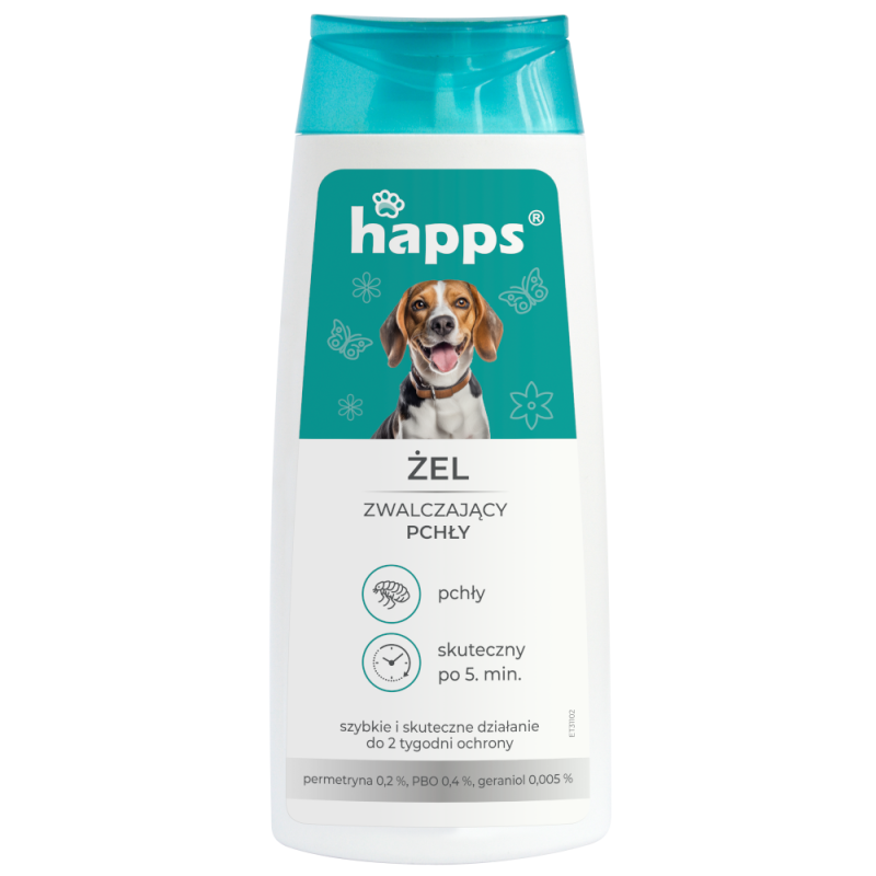 Żel zwalczający pchły dla PSÓW 150ml - happs