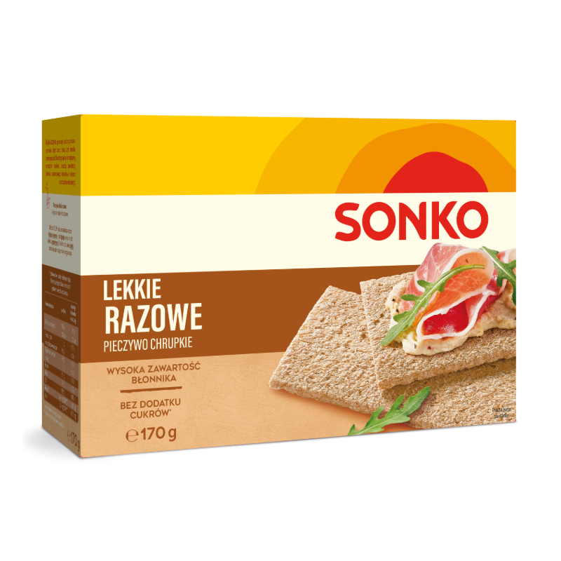 Pieczywo Lekkie RAZOWE 170g SONKO