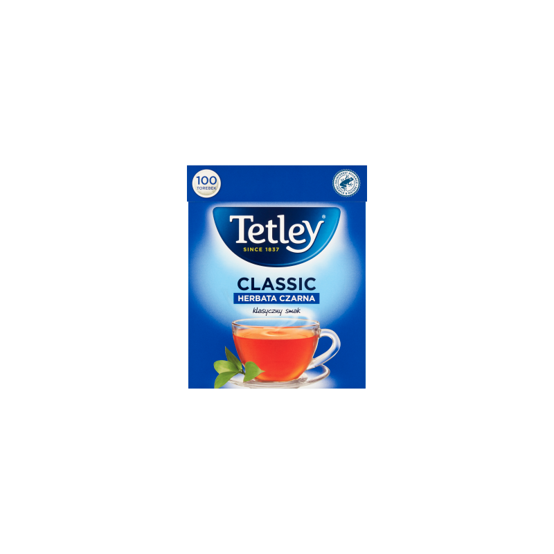 Tetley Classic Herbata czarna 150 g (100 x 1,5 g)