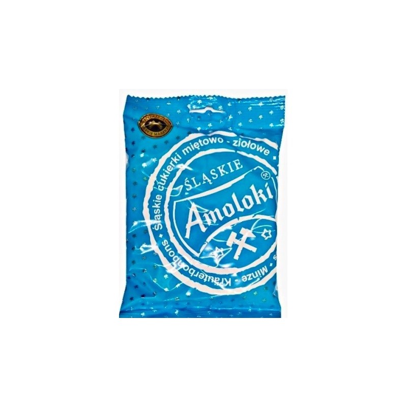 ŚLĄSKIE AMOLOKI CUKIERKI MIĘTOWO-ZIOŁOWE 80g