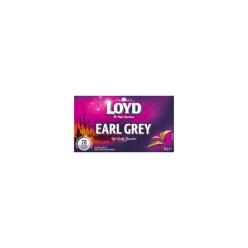 Loyd Earl Grey Herbata czarna aromatyzowana 30 g (20 x 1,5 g)