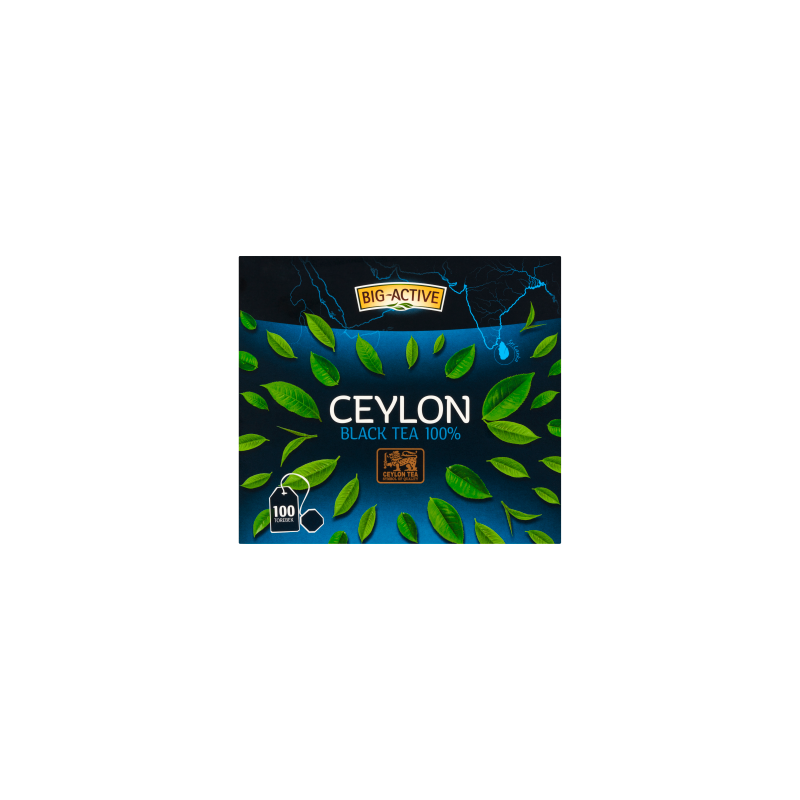 Big-Active Ceylon Herbata czarna 100 % 150 g (100 torebek)