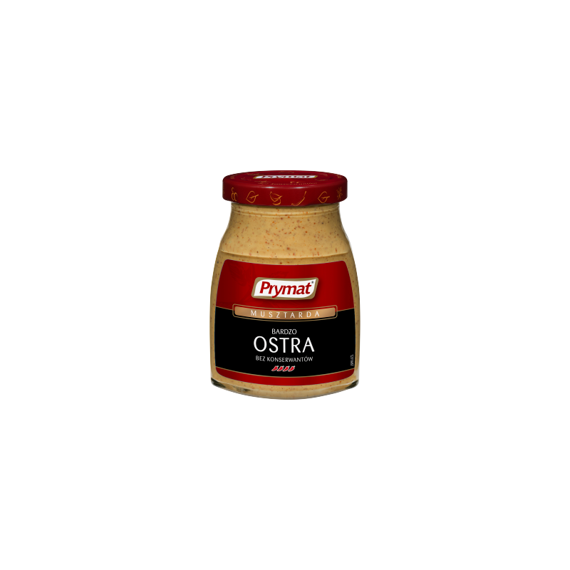 Prymat Musztarda bardzo ostra 180 g