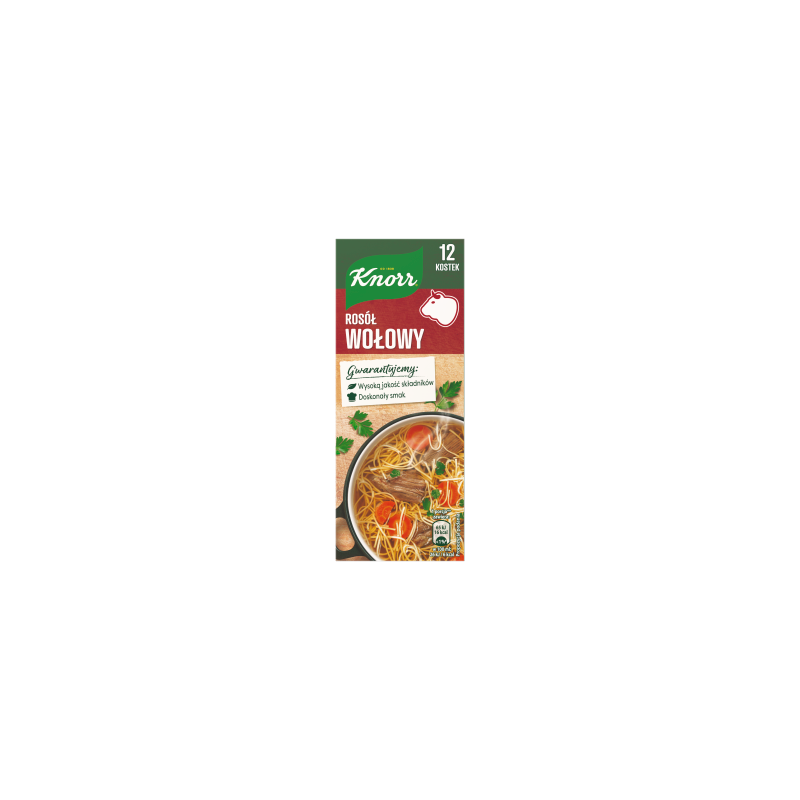 Knorr Rosół wołowy 120 g (12 x 10 g)